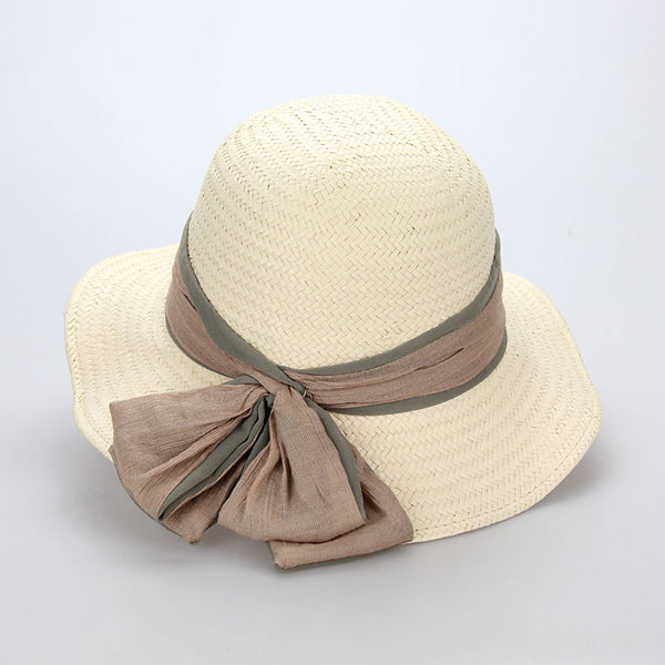 0132 Paper Straw Dome Hat